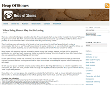 Tablet Screenshot of heapofstones.com